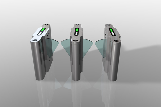 Anti Breakthrough Acrylic Wing Flap Barrier Turnstile