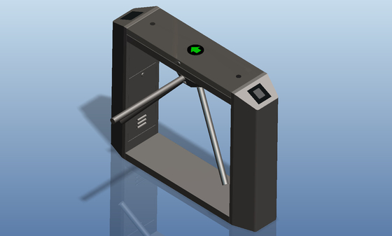 Barcode Access Control 24V Pedestrian Security Gate