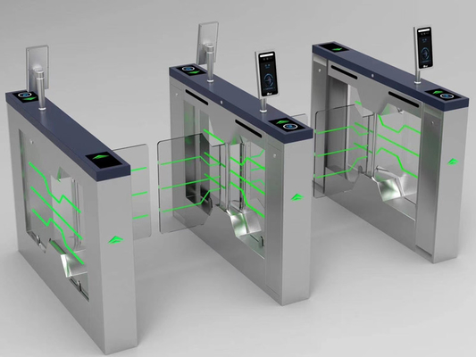 Automatic SUS316 Servo Motor Airport Swing Barrier Gate