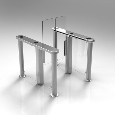 Servo Motor SS304 Temperated Glass Full Height Speed Gate Systems