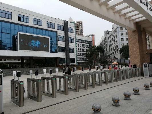 304 Stainless Steel Half Height Turnstile For School Entrance