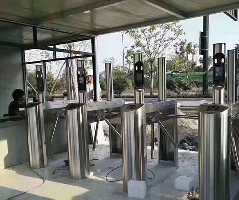 SUS304 Pedestrian Tripod Turnstile Gate For Access Control