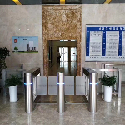 40 Persons/Min Access Control SUS 304 Swing Barrier Gate