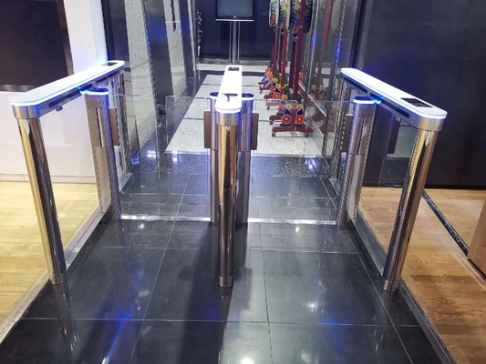 SUS304 Bidirectional Access Control Swing Gate Turnstile