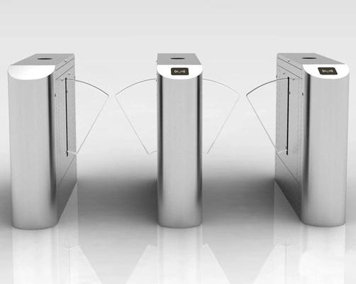 650mm Passage Width Flap Barrier Turnstile 45PPM For Subway