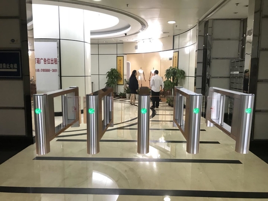 800mm Wide Lane SUS304 Half Height Security Turnstile Gate