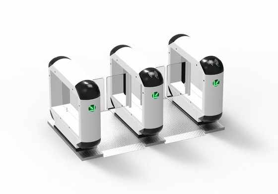 Stainless Steel Smart Barrier Gate Swing Turnstile Gate With Card Reader