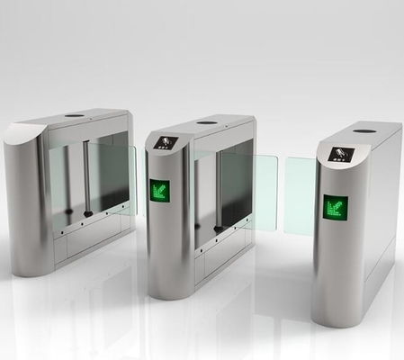 Intelligent Swing Type 316SS Pedestrian Access Gate Stainless Steel Turnstiles