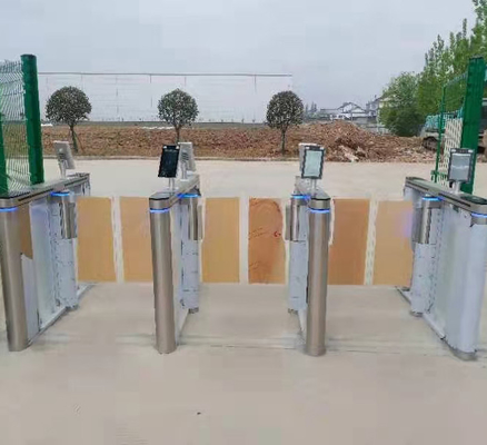 SUS304 SS316 Security Speed Pedestrian Turnstile Gate For Office School