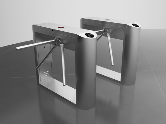 Mechanism Tripod Pedestrian Turnstile Gate With Hydraulic Rod Access Control Board