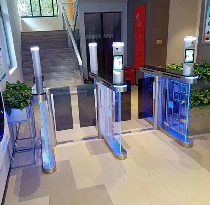 Apartment 1.5mm SUS304 Speed Gate Turnstile With Face Recognition