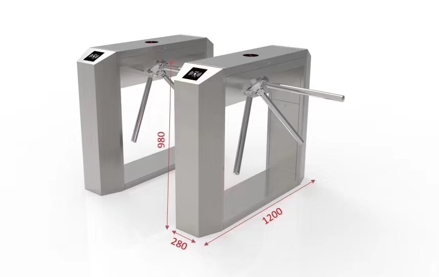 Waterproof 600mm SUS304 Tripod Access Control System