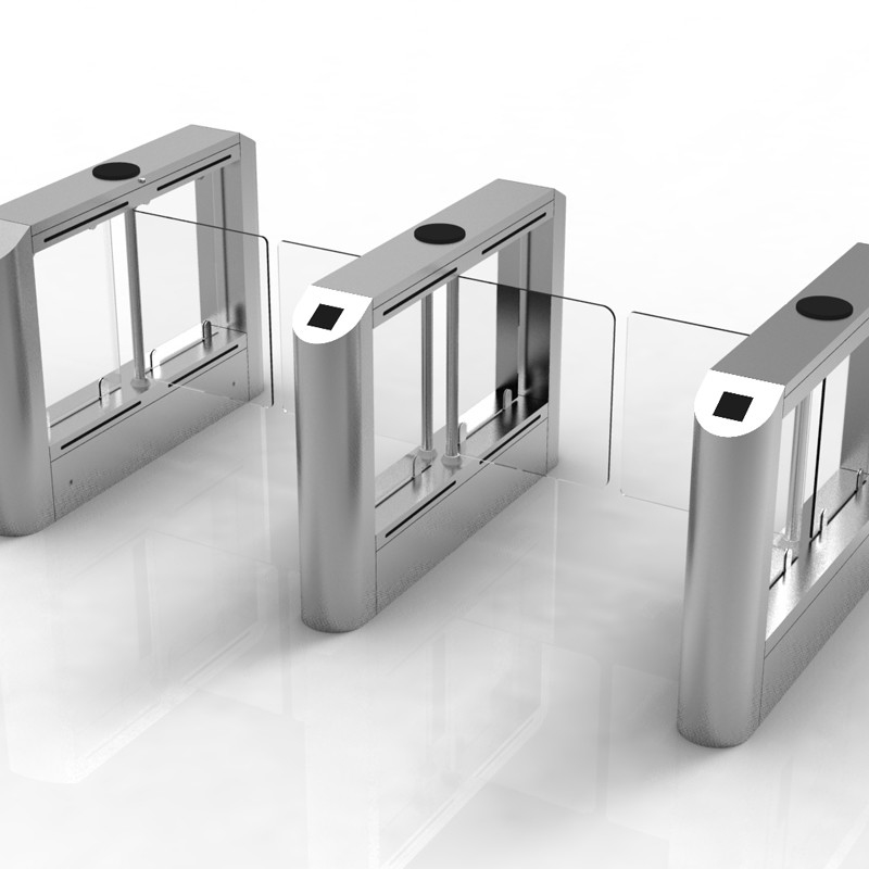 304 Stainless Steel 40w Waist Height Turnstiles