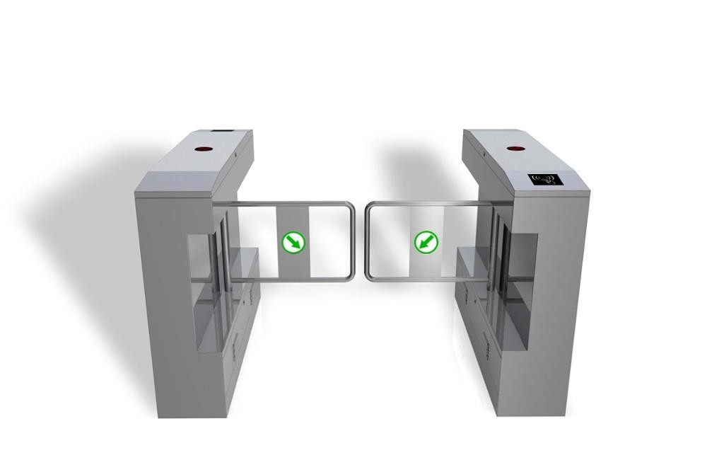 ID Card DC Motor SUS304 Waist Height Turnstile