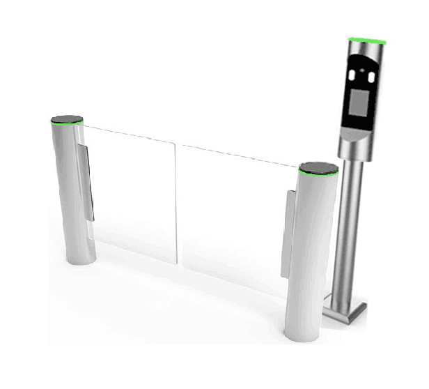 Cylinder Type 900mm DC 24V  Facial Recognition Turnstile