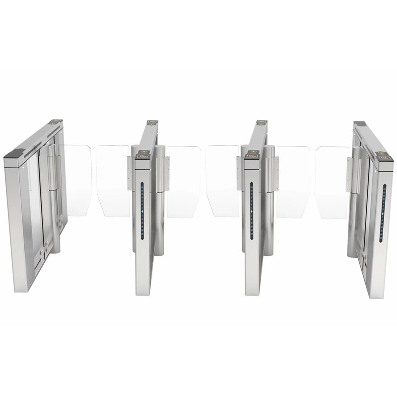 Automatic SUS316 Servo Motor Airport Swing Barrier Gate
