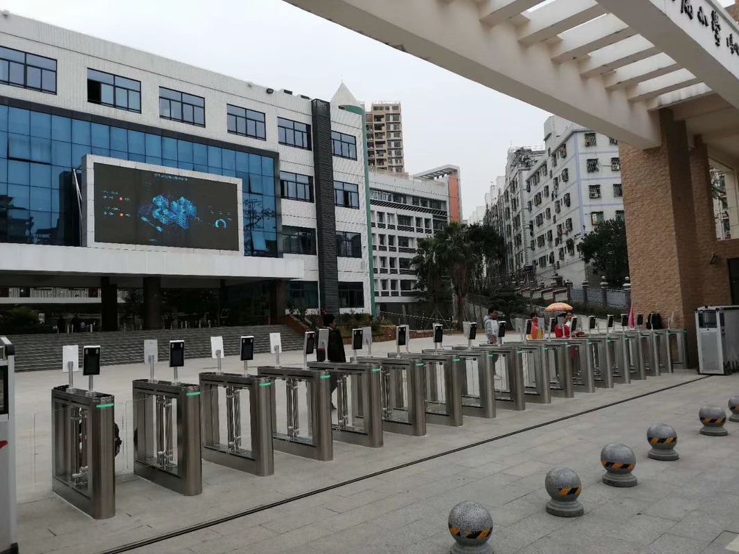 304 Stainless Steel Half Height Turnstile For School Entrance