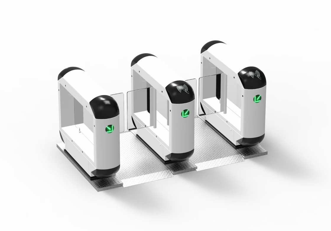 Stainless Steel Smart Barrier Gate Swing Turnstile Gate With Card Reader