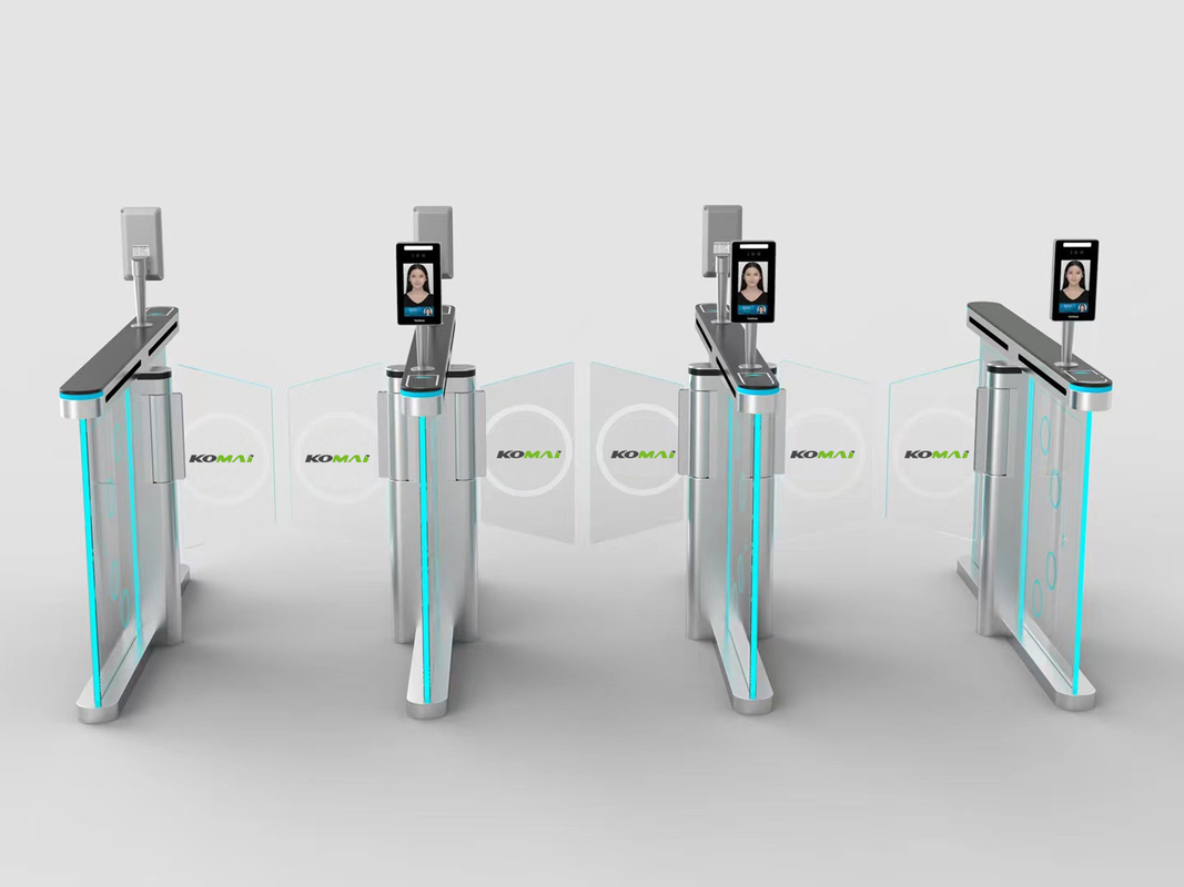Servo Solution Speedlane Optical Swing Barrier Turnstile Speed Gate