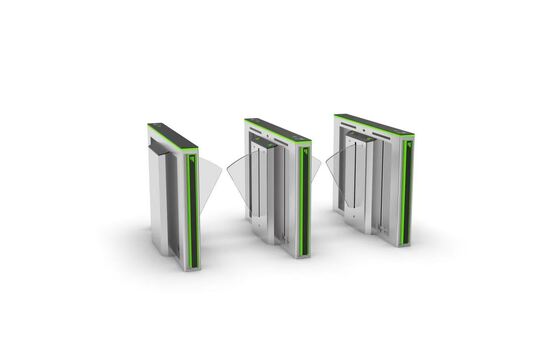 Good price Subway Flap Barrier Turnstile Automatic Security Turnstile Gate With Facial Recognition online