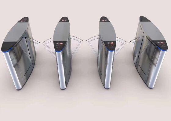 Good price Disabled Pedestrians Direct Drive 316SS Flap Barrier Turnstile online