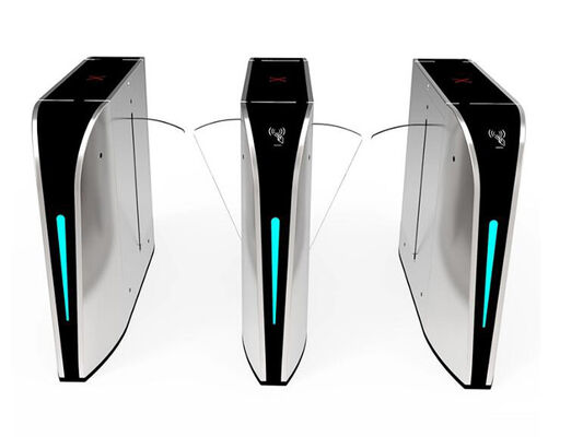 Good price Bidirectional RS232 Flap Barrier Turnstile For Metro and Airport online