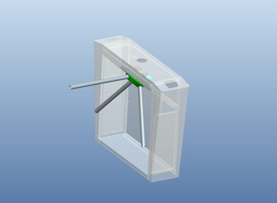 Good price Full Automatic 550mm Bidirectional Card Reader Turnstile online