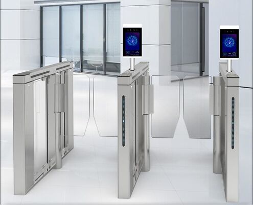 Good price 0.2s Opening Face Recognition Servo Motor Fastlane Turnstile online