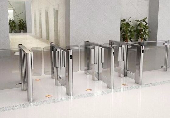 Good price 800mm Wide Lane SUS304 Half Height Security Turnstile Gate online