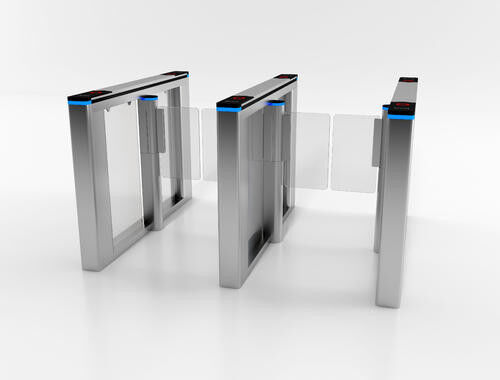Good price Fastlane Tempered Glass Pedestrian Turnstile Gate Sever Motor Control online