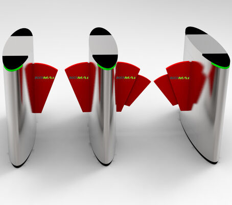 Good price RFID Card Wheelchair Lane Brushless Motor Retractable Flap Barrier online