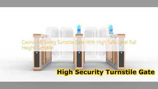Casino AB Full Height Turnstile High Security Gate