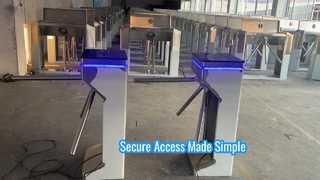 KOMAI Tripod Turnstile Gate Secure Access Control Solution